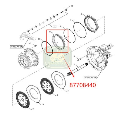 سیستم کلاچ تست نصب 87708440 پیستون ترمز برای بارگیری بککو