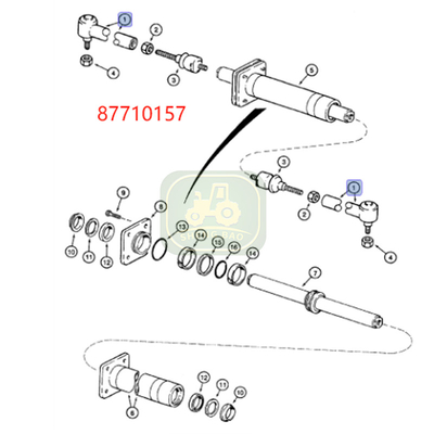 محور جلو بند بند بند آخر 87710157 1704-2011 Ball Joint برای فورتکلفت بک گو