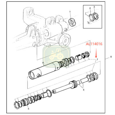 قطعات فرمان و ترمز AL114016 AL166294 کیت آب‌بندی برای تراکتور