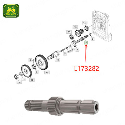 قطعات مجموعه دنده PTO L173282 شافت خروجی PTO عقب 21/33T برای تراکتور