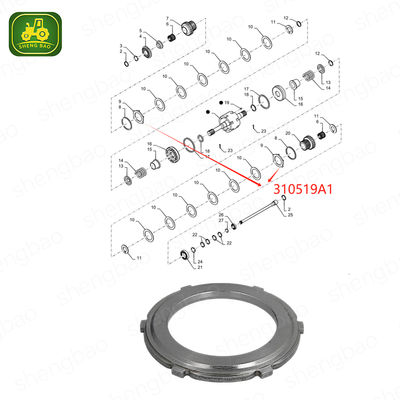 قطعات شیفت PTO 310519A1 دیسک متوسطه 97*146*10.2mm 6T برای بارگذاری