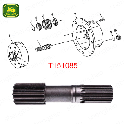 محور محور قطعات سیاره ای T151085 شفت برای تراکتور
