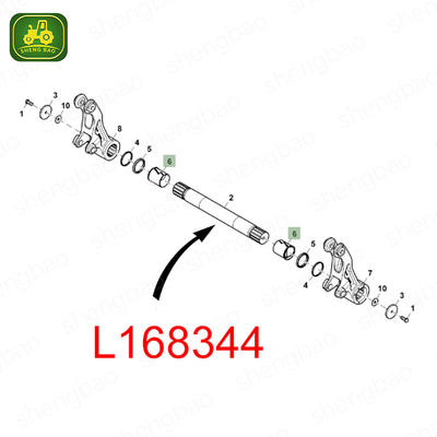 قطعات محور L168344 شافت راک برای تراکتور