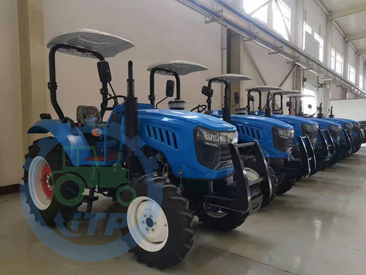 تراکتورهای 4 چرخ متحرک 75HP Mini Agricultural Farm 2860 KGS
